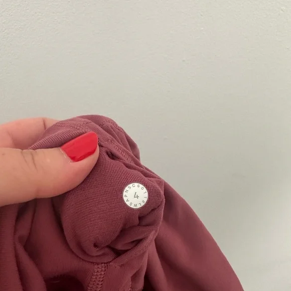 Lululemon Align Pant II 25" Misty Merlot High-Rise 4 Tights Yoga Pink Nulu 2019 - Picture 11 of 12